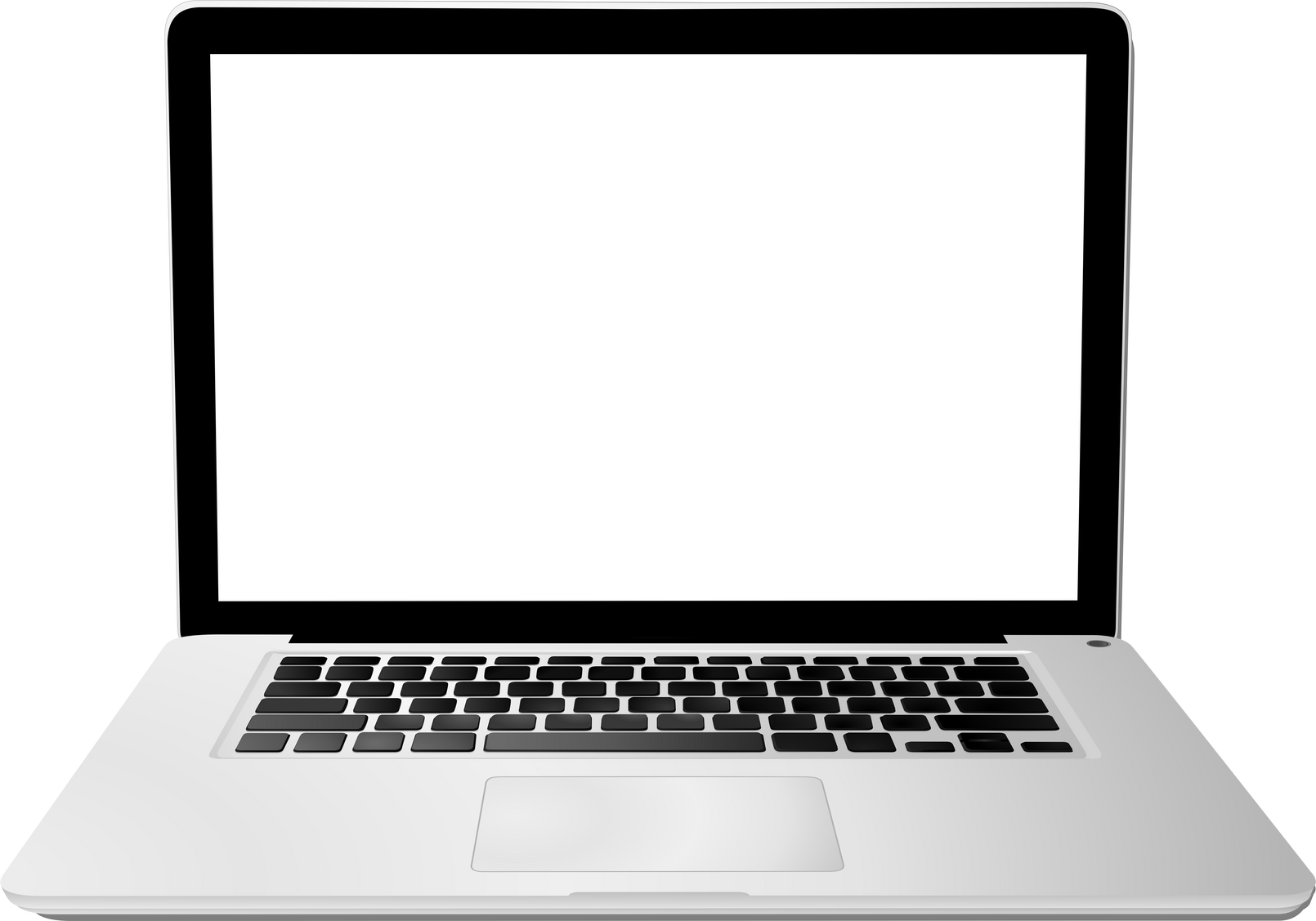 Portable Computer Notebook with Blank Screen Monitor